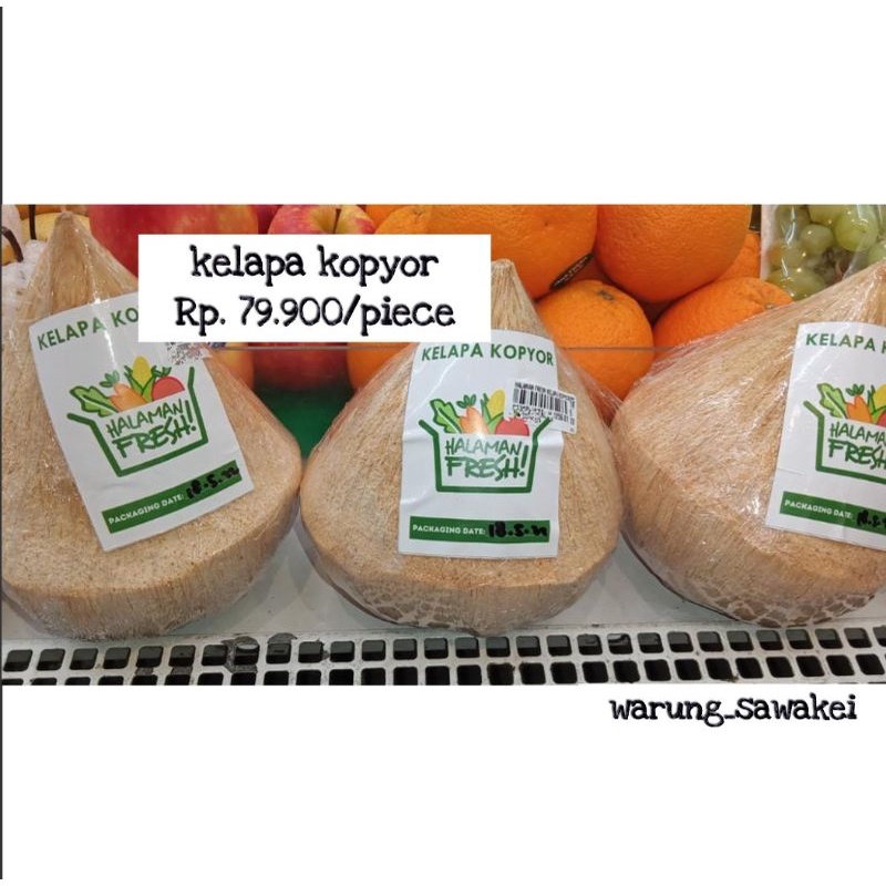 

Kelapa kopyor (pengiriman gosend/grab saja)