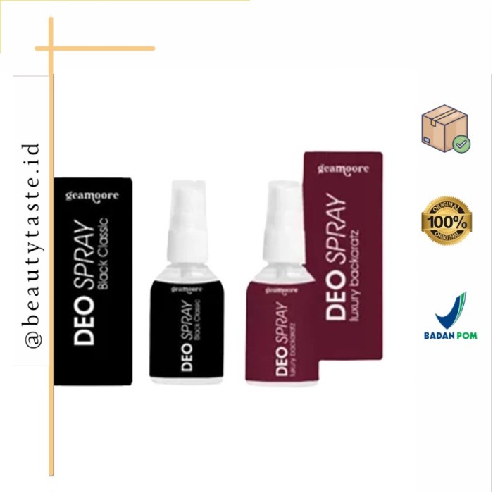 GEAMOORE DEODORANT SPRAY / GEAMOORE DEODORANT - LUXURY BACARATZ