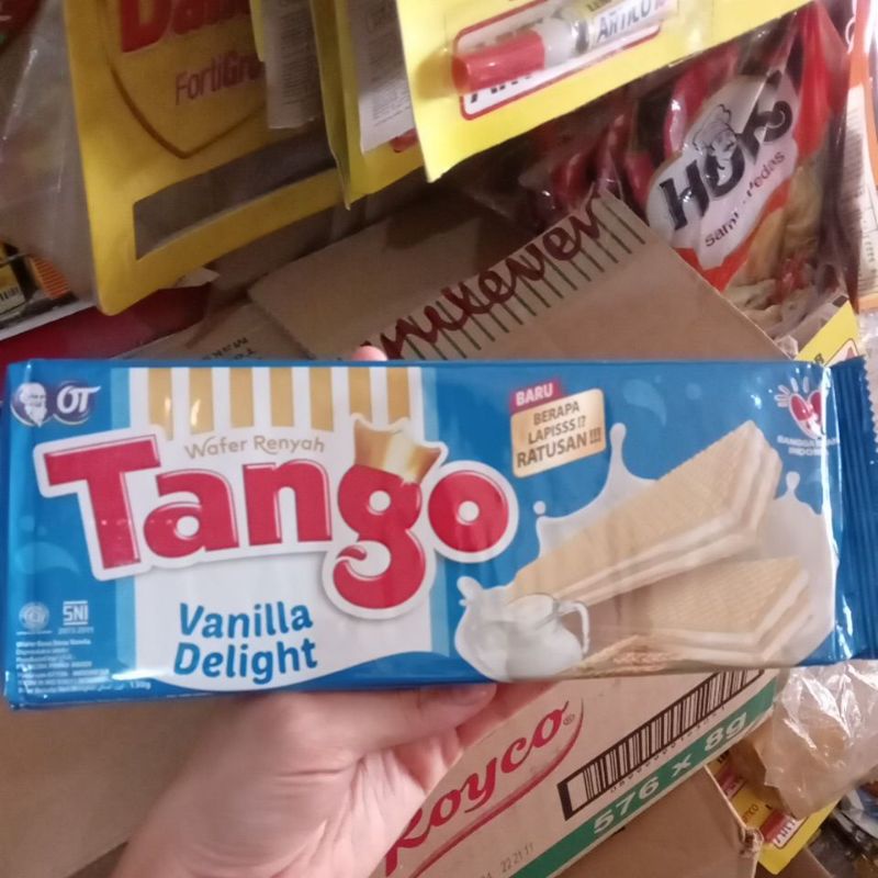 

Tango 130 gram Cokelat Vanila