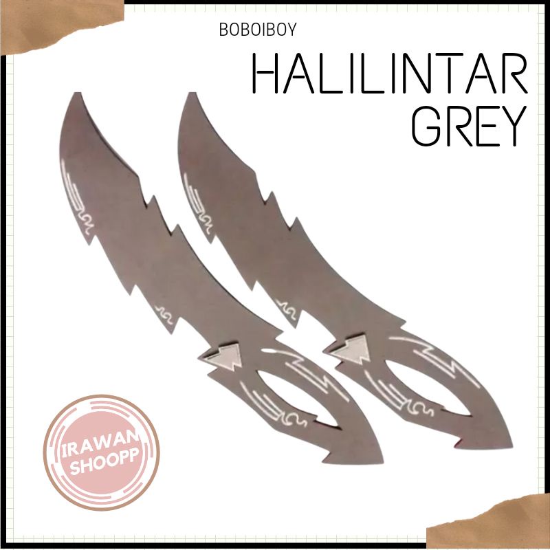 Mainan Anak / Pedang Boboiboy Halilintar Grey