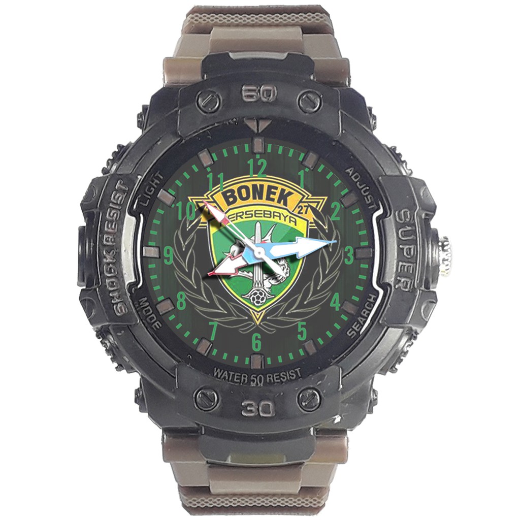 Jam Tangan  PERSEBAYA MOTIF 11 Bagus