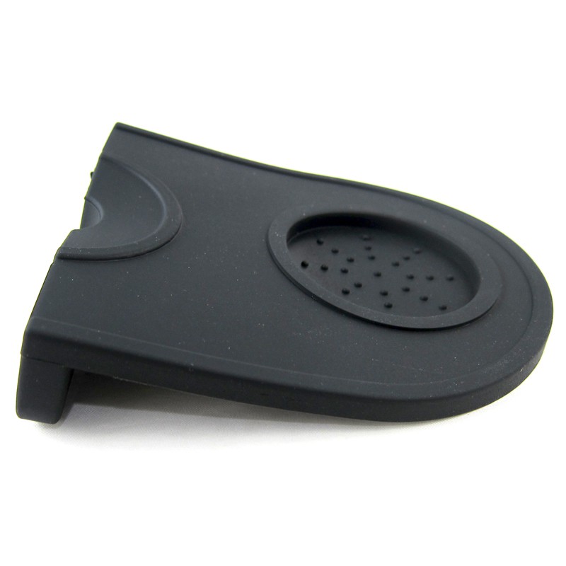 Coffee Tamping Mat with Hole and Tamper Holder Silicon Rubber