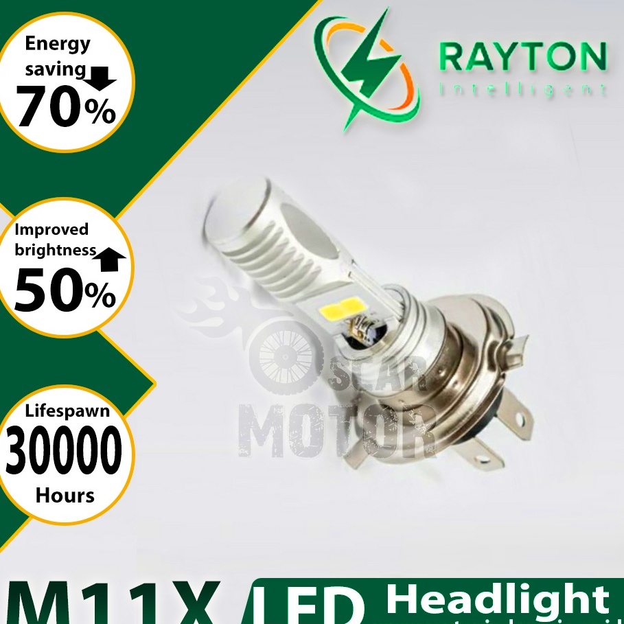 Lampu Motor AC DC RTD M11X H4 H6 Rayton Original BEBEK UNIVERSAL RTD motor