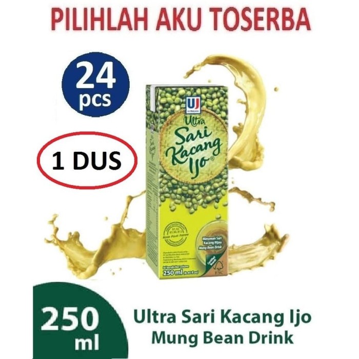 

ULTRA SARI KACANG IJO 250 ml - (1 DUS ISI 24) (BERKUALITAS)