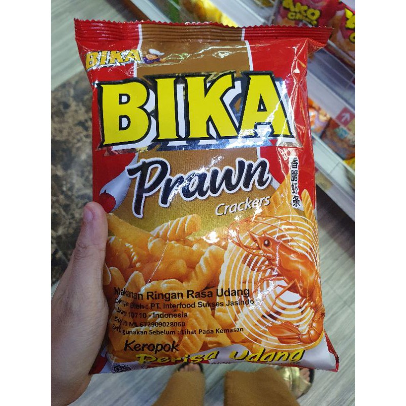 

BIKA PRAWN snack kerupuk Perisa Udang 70gr.