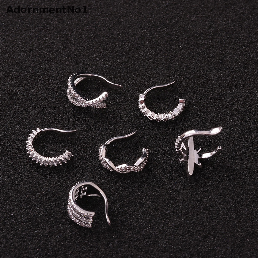 (AdornmentNo1) 1pc Anting Klip Tanpa Tindik Untuk Wanita