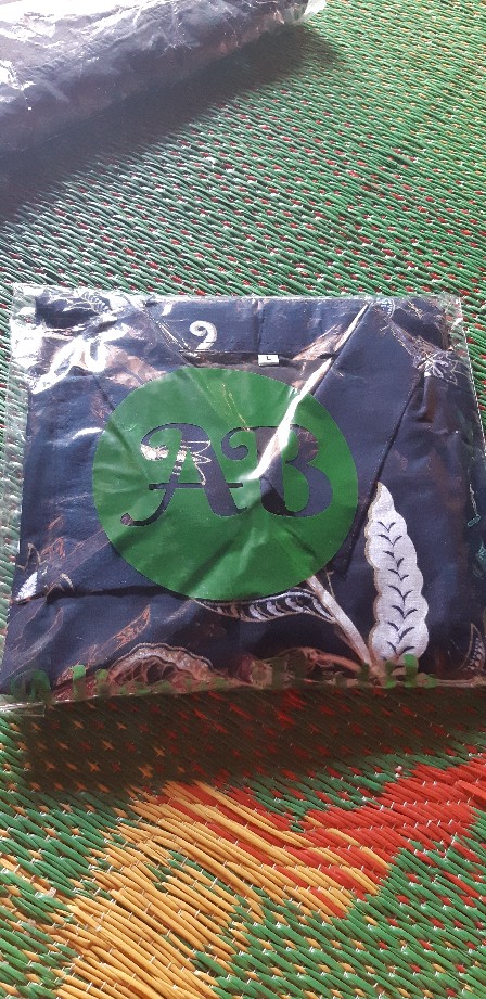 Peksi# Kemeja Batik Pria Eksklusif Asli Batik Solo Warna Biru Navy Batik Kondangan Formal Ori By Al