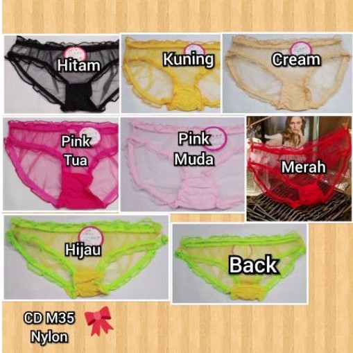 Cd gstring CD M35 transparan