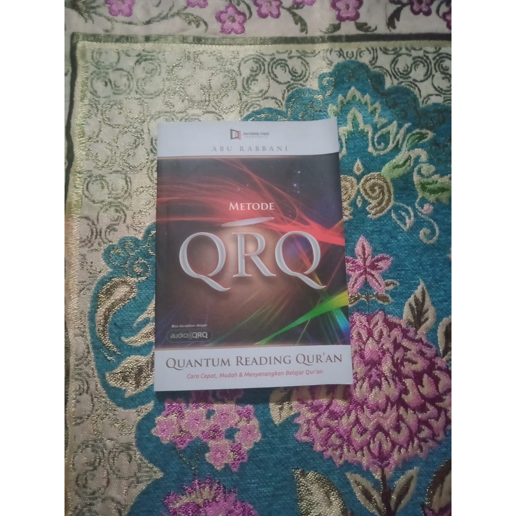 Buku Metode QRQ (Quantum Reading Qur'an) plus kaset CD