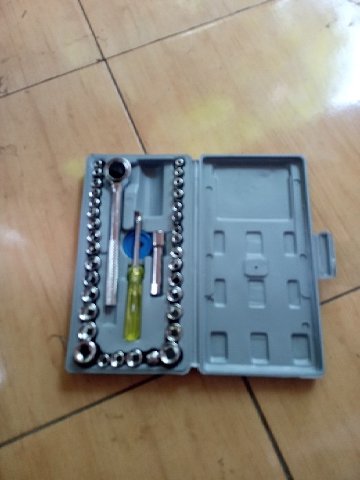 Kunci Shock Set Bengkel Komplit Isi 40 In 1 Tool Box Kunci Sok