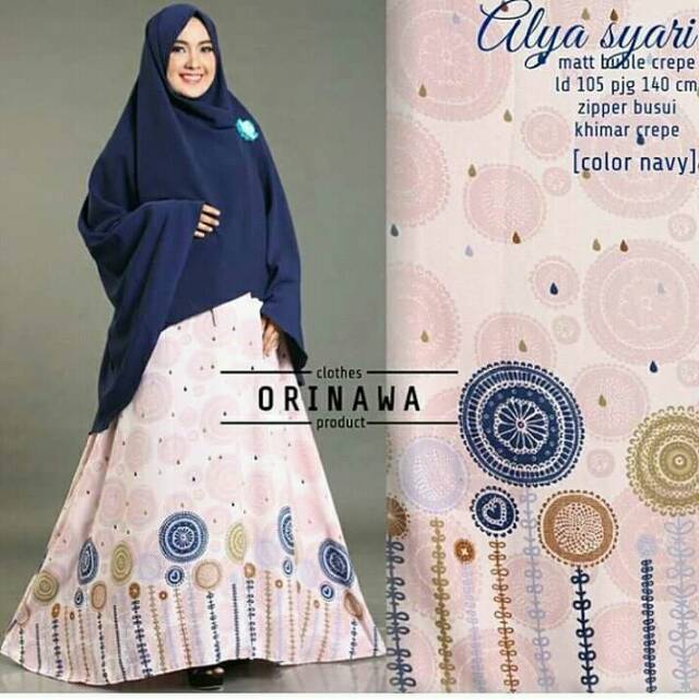 Set Gamis Alya Syari by Orinawa