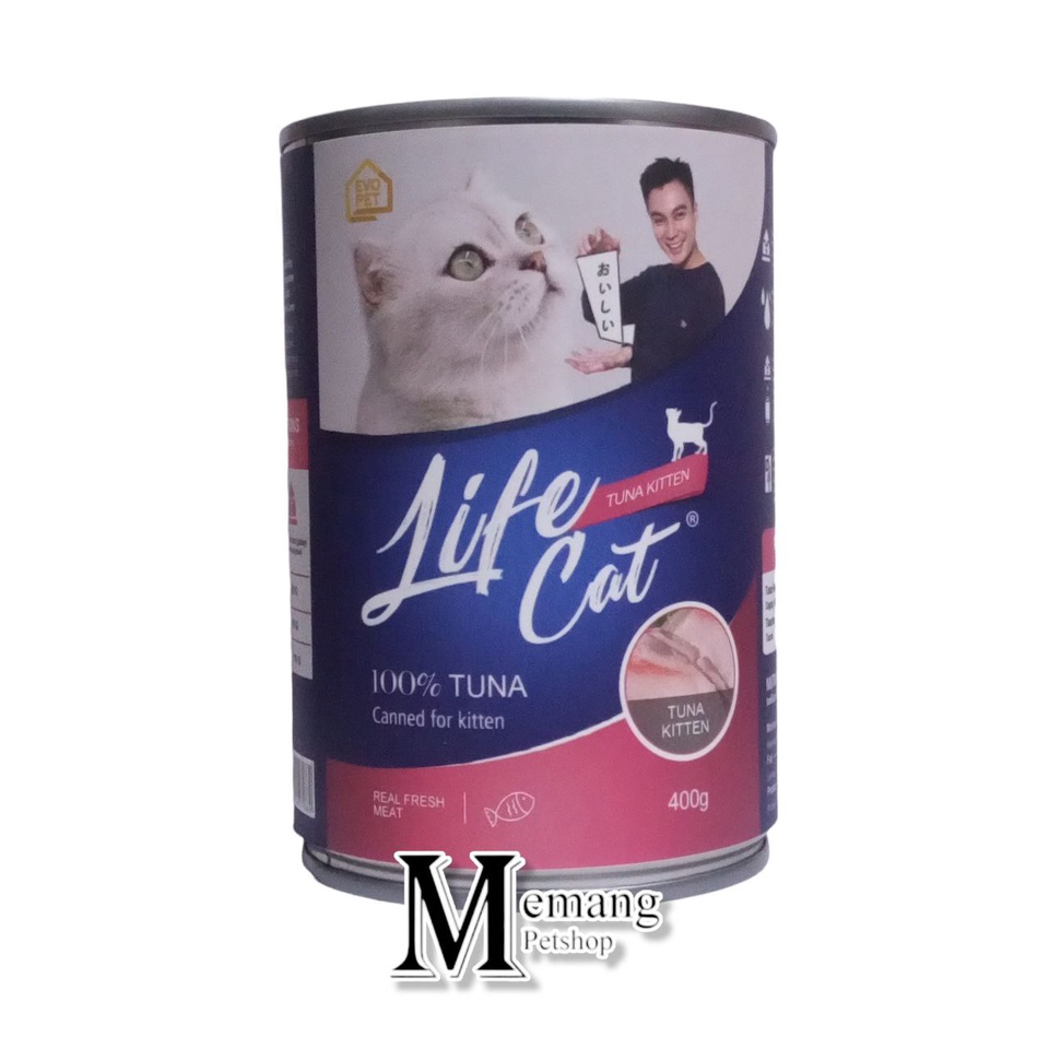 Life Cat Kaleng Kitten Tuna 400gram - Makanan Kucing Basah - Wet Food LifeCat