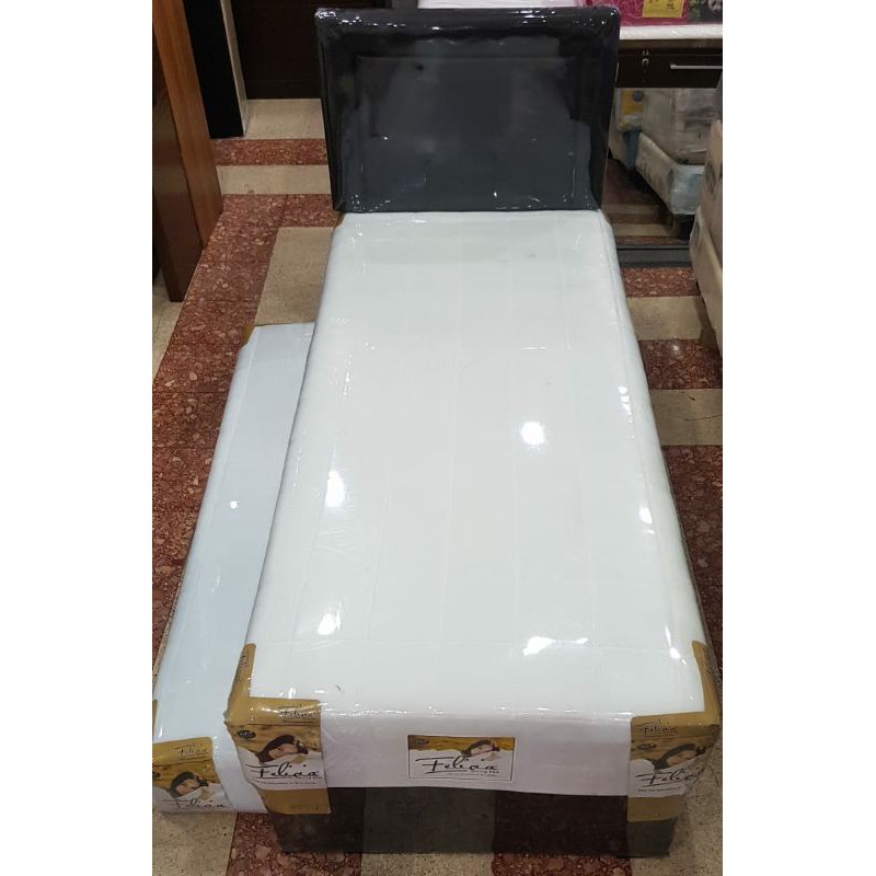 Felicia Springbed 2in1 Fullset Oscar Headboard Uk.100x200