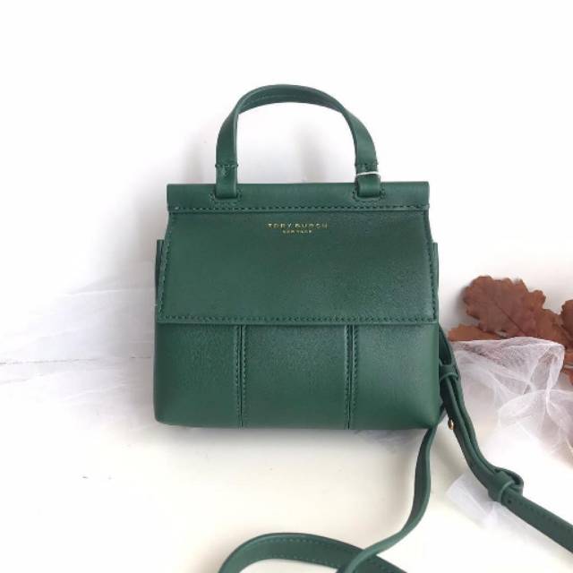 tory burch green bag