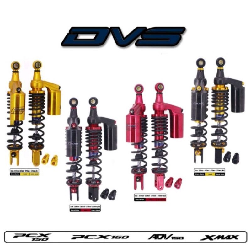 SHOCKBREAKER DVS TABUNG ATAS PCX150/160 ADV150 XMAX 350-375MM TYPE TABUNG ATAS PLEMIUM