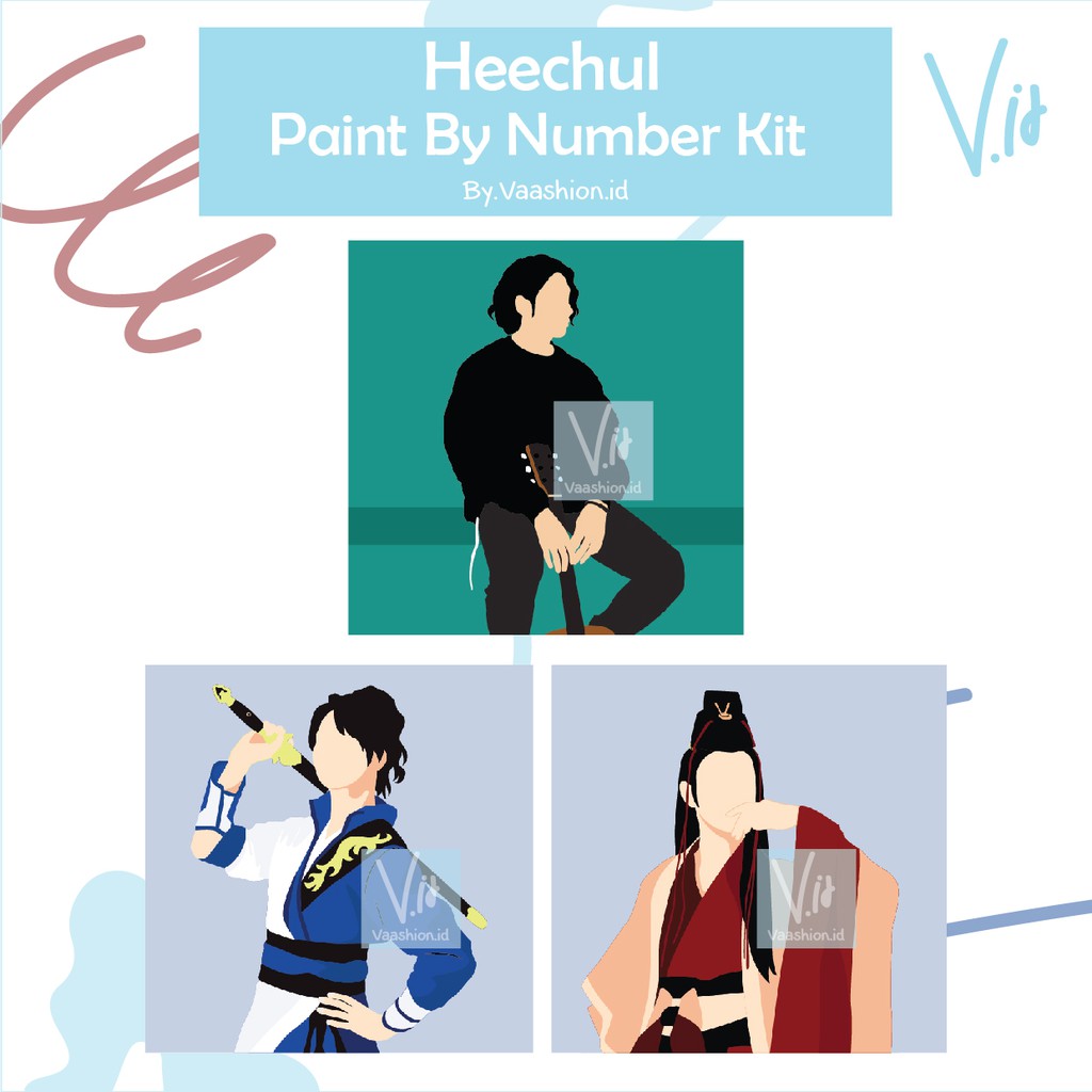 

Kim Heechul Painting Kit - Paint By Number