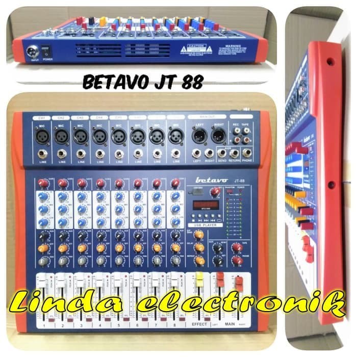 mixer betavo jt88 8channel betavo jt 88