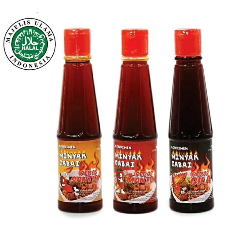 

✔MURAH Minyak MIE SETAN - Minyak Cabai Pedas Bisa Untuk Ramen dan Aneka Mie 135ml HALAL / Chili Oil