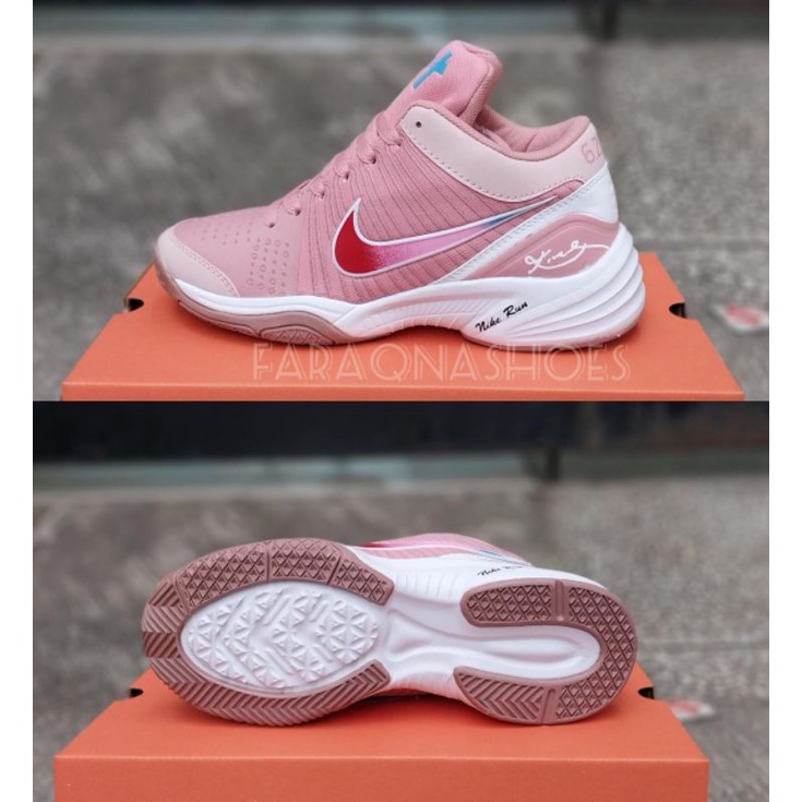 sepatu Nike pink peach  / sepatu Voli wanita import