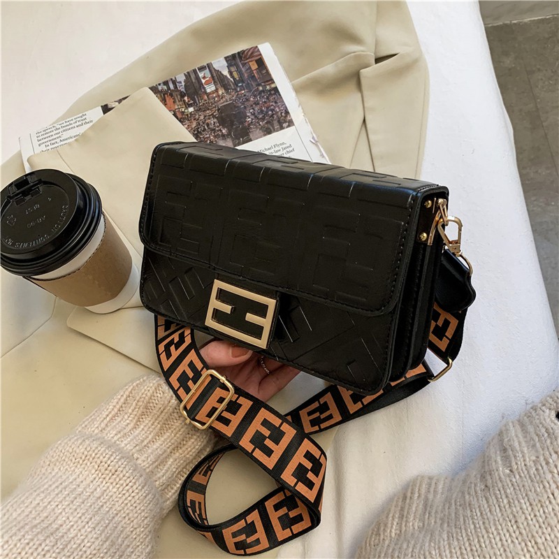 BJ57387 - BEIGE/BLACK/BROWN/RED - TAS WANITA IMPORT TERMURAH JAKARTA CR7387 GT1753
