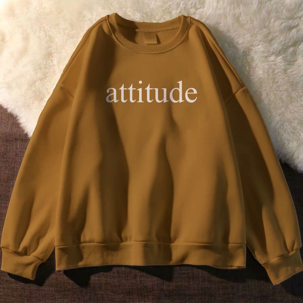 HOODIE SWEATER WANITA PRIA ATTITUDE / HOODIE SWEATER UNISEX