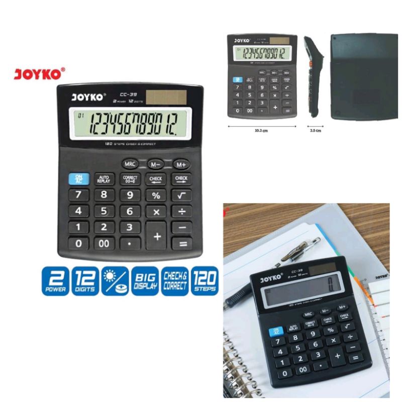 

Kalkulator 12 digits Joyko CC-39