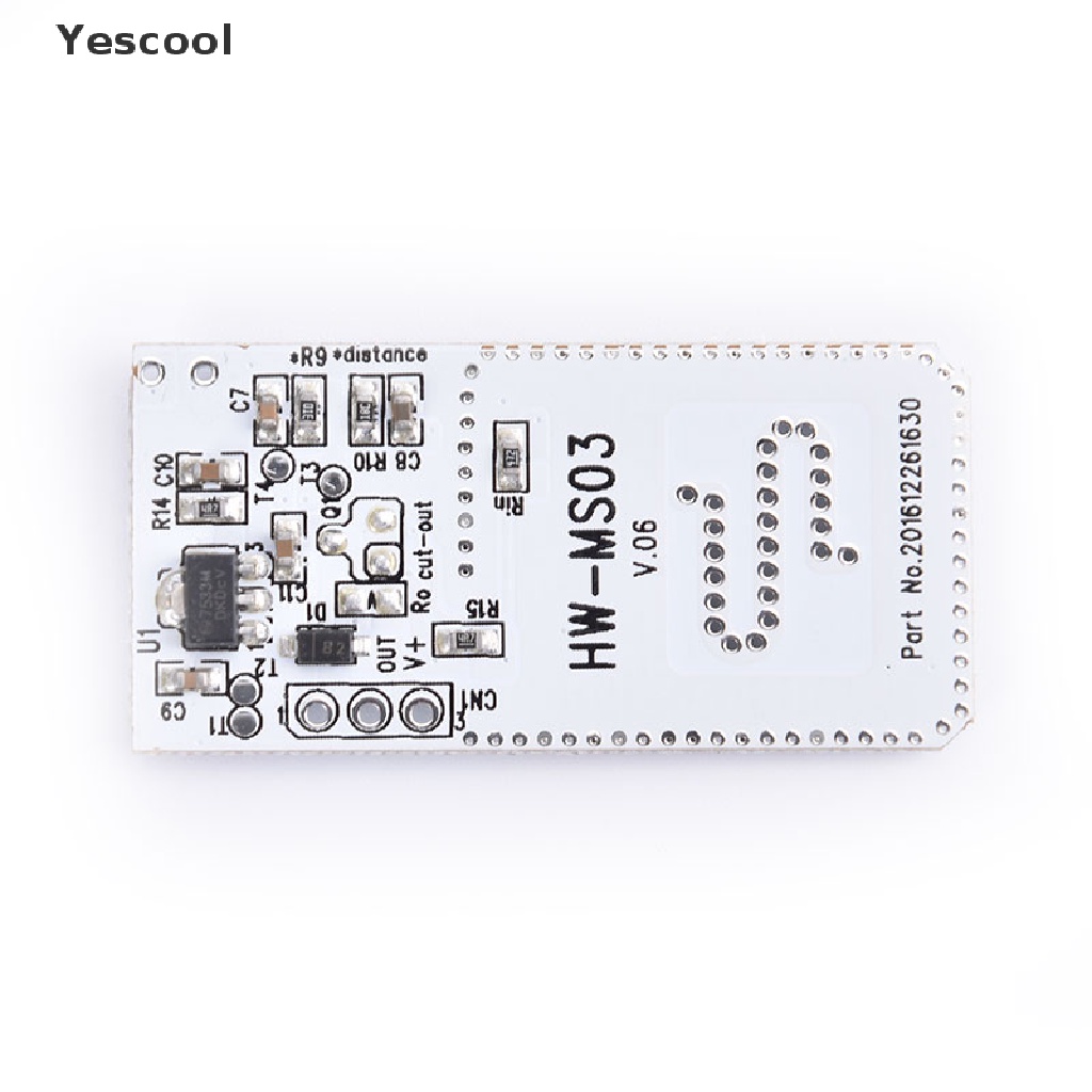 Yescool HW-MS03 Modul Sensor Gerak Radar Microwave