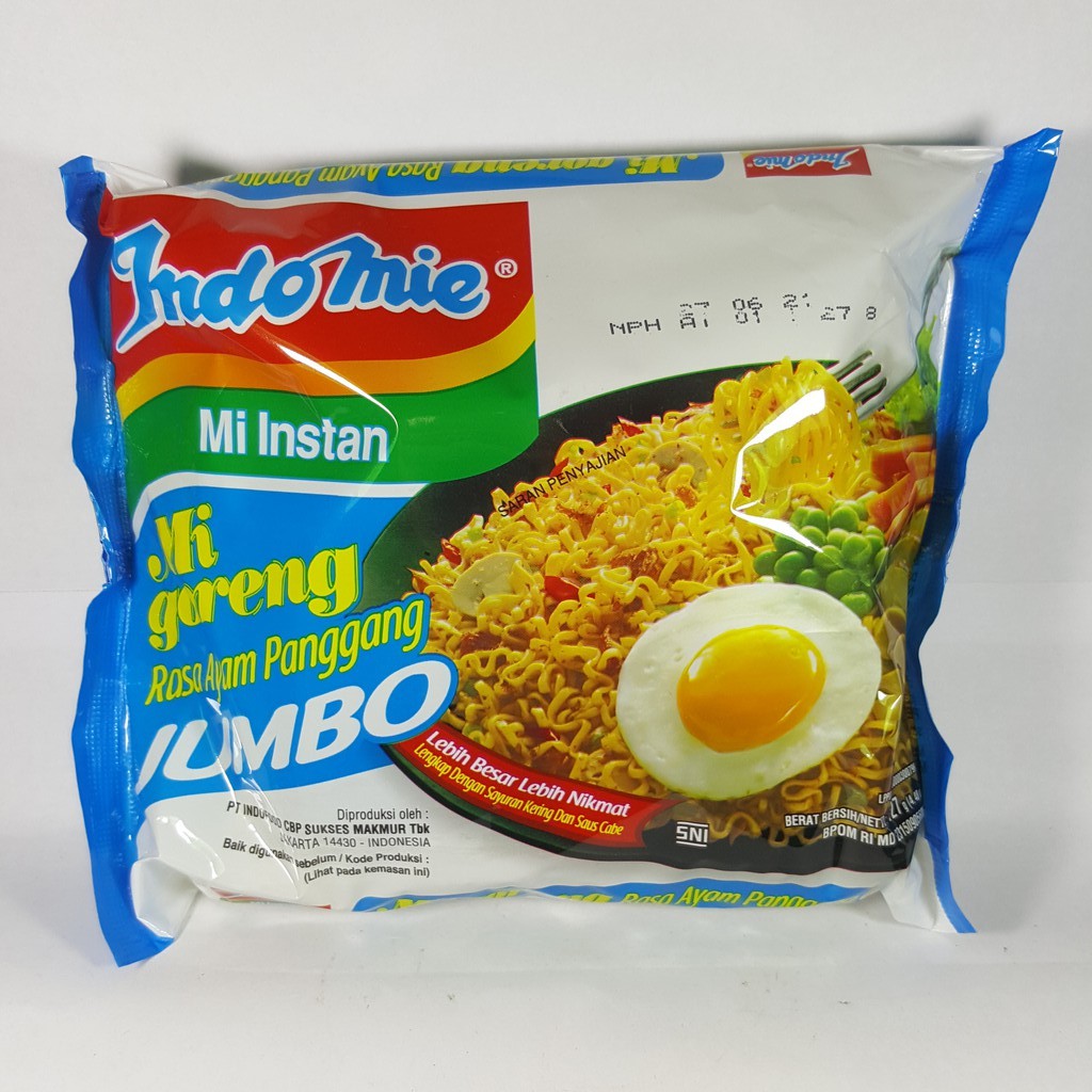 

Indomie Jumbo Mi Goreng Ayam Panggang 127gr