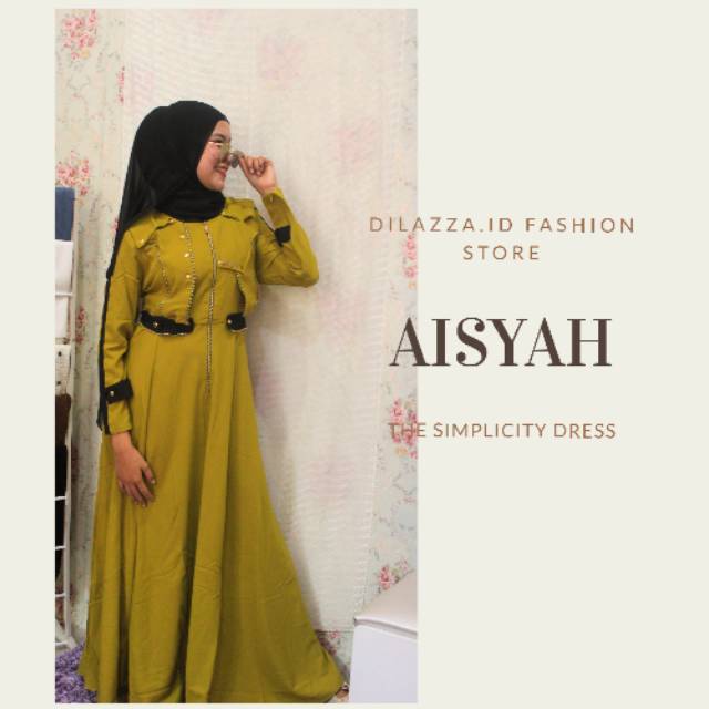 Gamis aisyah mewah gamis murah gamis wanita gamis lebaran pakaian wanita
