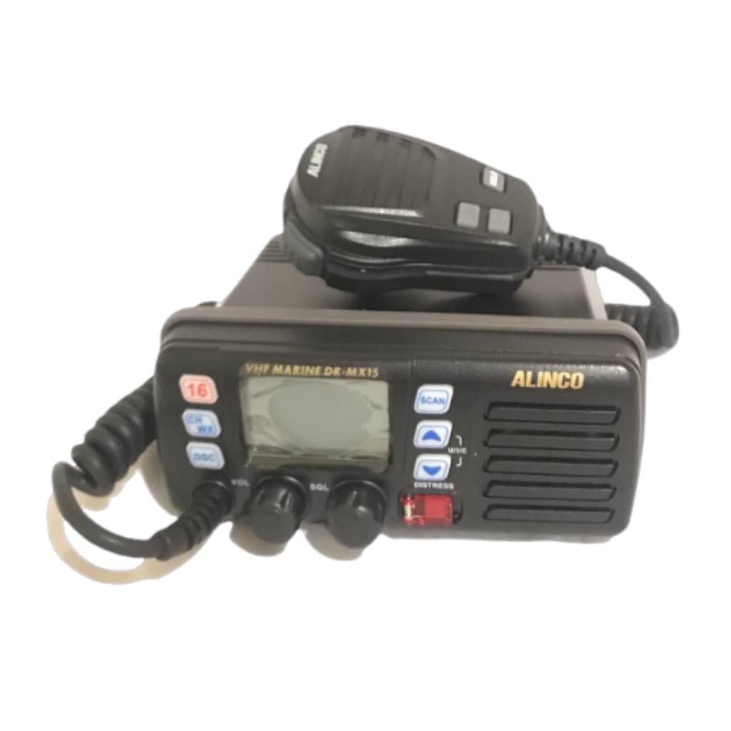 ALINCO RADIO RIG DR-MX15 MARINE VHF WATERPROOF IPX7 NEW ORIGINAL GARANSI RESMI POSTEL