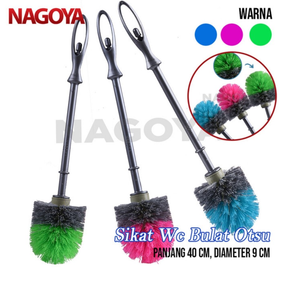 Sikat WC Bulat Otsu Nagoya/ Sikat Lantai/ Sikat WC Nagoya Warna