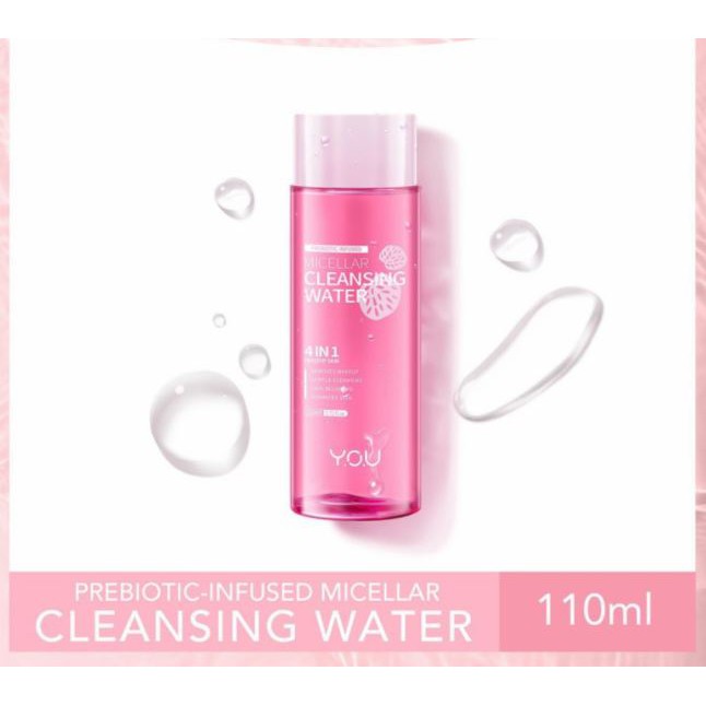 ☘️Yuri Kosmetik☘️ YOU Micellar Cleansing Water 110ml FREE SERUM 5ML