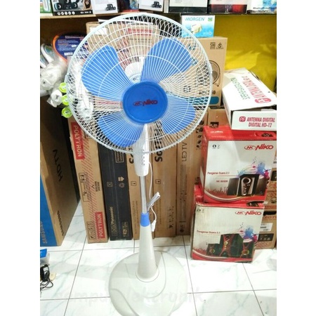 NIKO NK 16 NLR Kipas Angin Berdiri Standing 16 Inch Stand Fan Niko kaki bulat