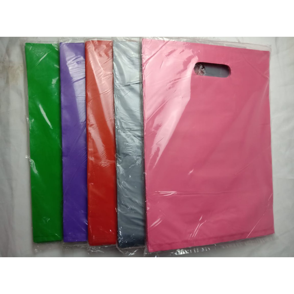 Plastik Sablon Plastik Packing HD Plong uk 35x50 (Harga per 1pcs) Free Desain Plastik Olshop | Min 300pc