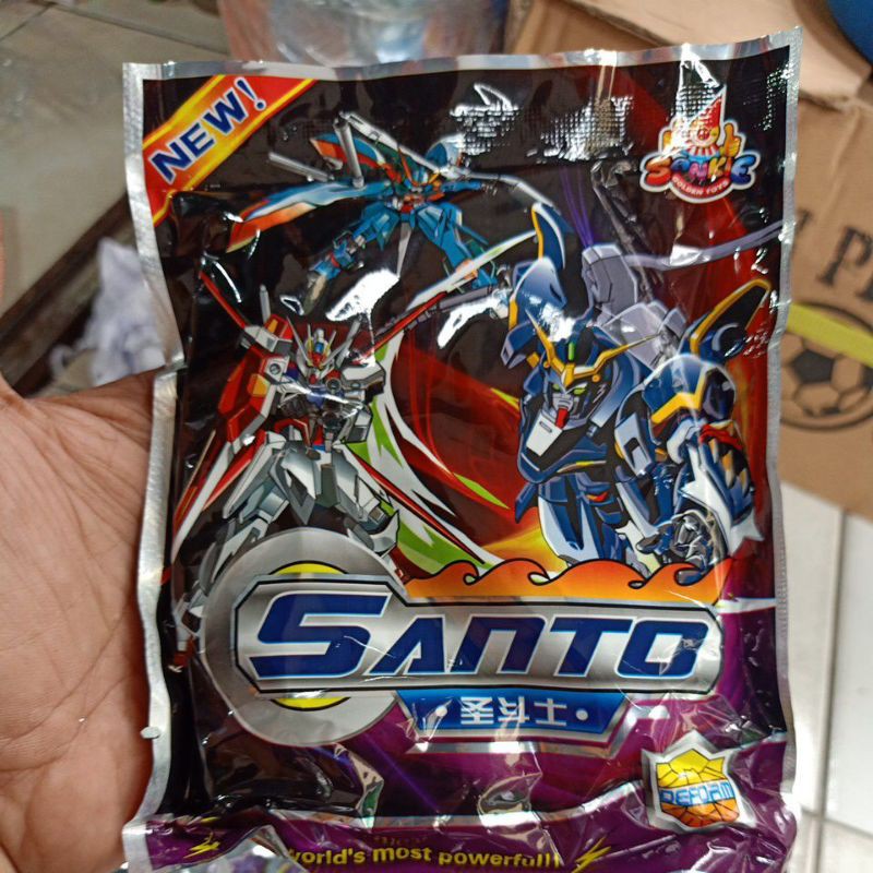 bongkar pasang robot Santo isi 20 pcs grosir