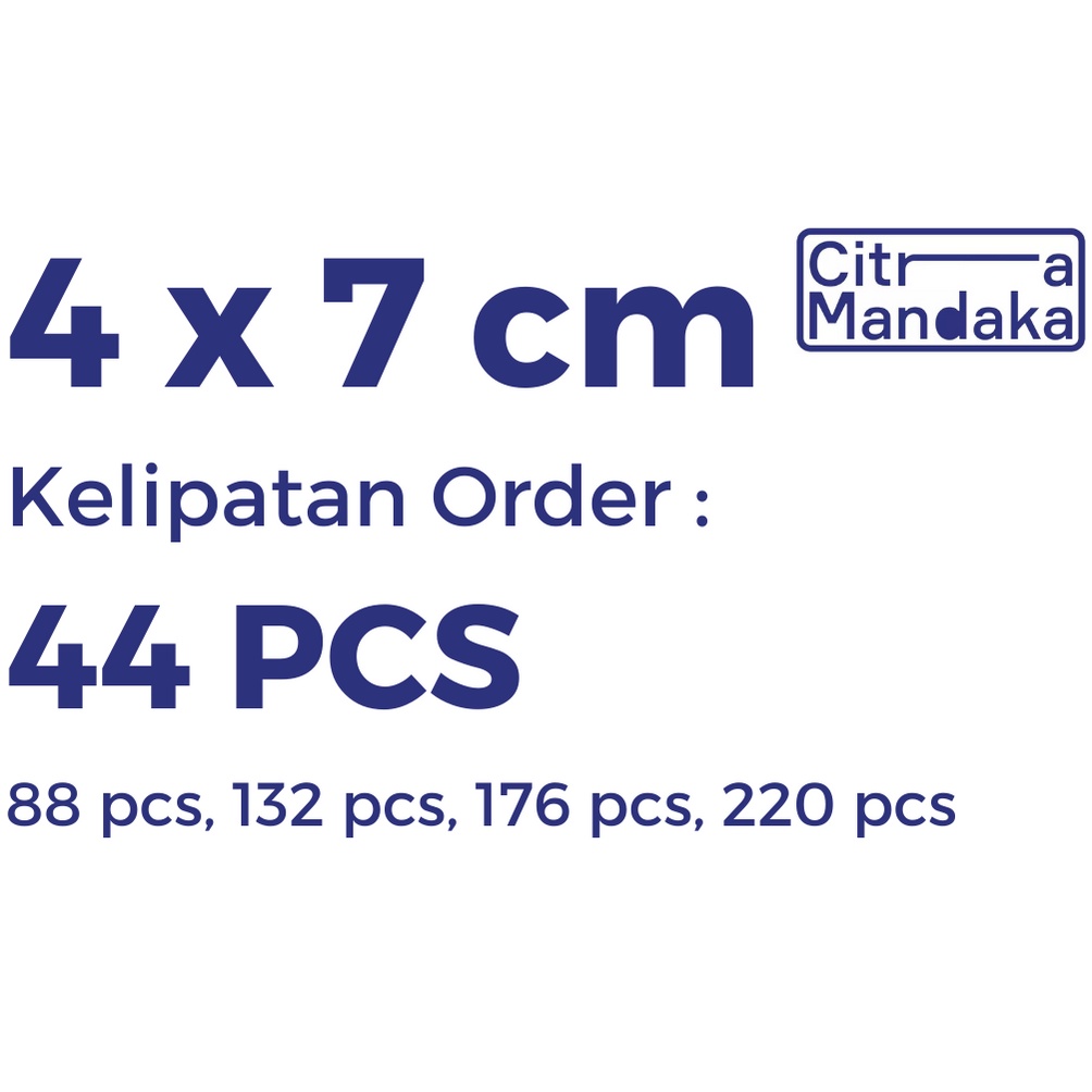 Sticker Label Makanan | Stiker Segel Box Packaging Hampers Custom Label Box Packaging-4 x 7 cm