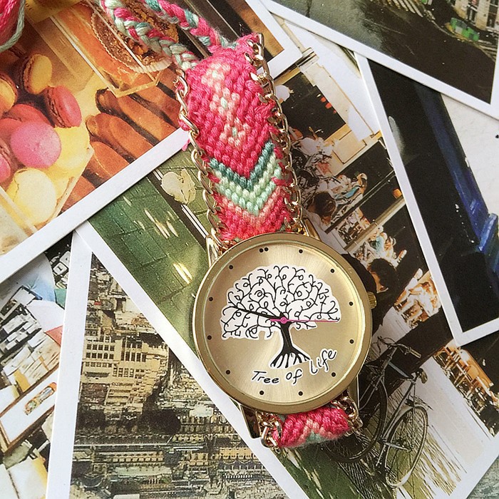 Jam Tangan Remaja & Wanita Tali Rajut Edge-4