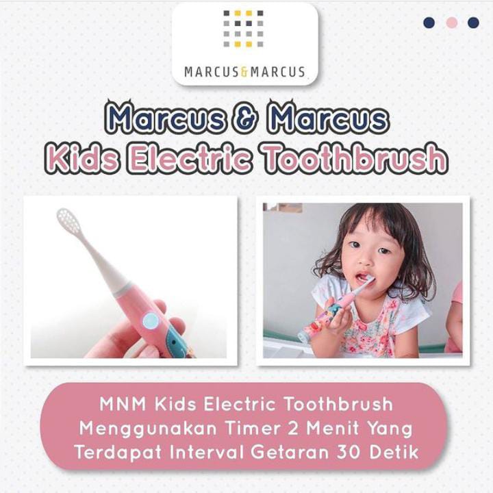 Marcus and Marcus Kids Sonic Electric Toothbrush Sikat Gigi Anak elektrik (sikat gigi anak)