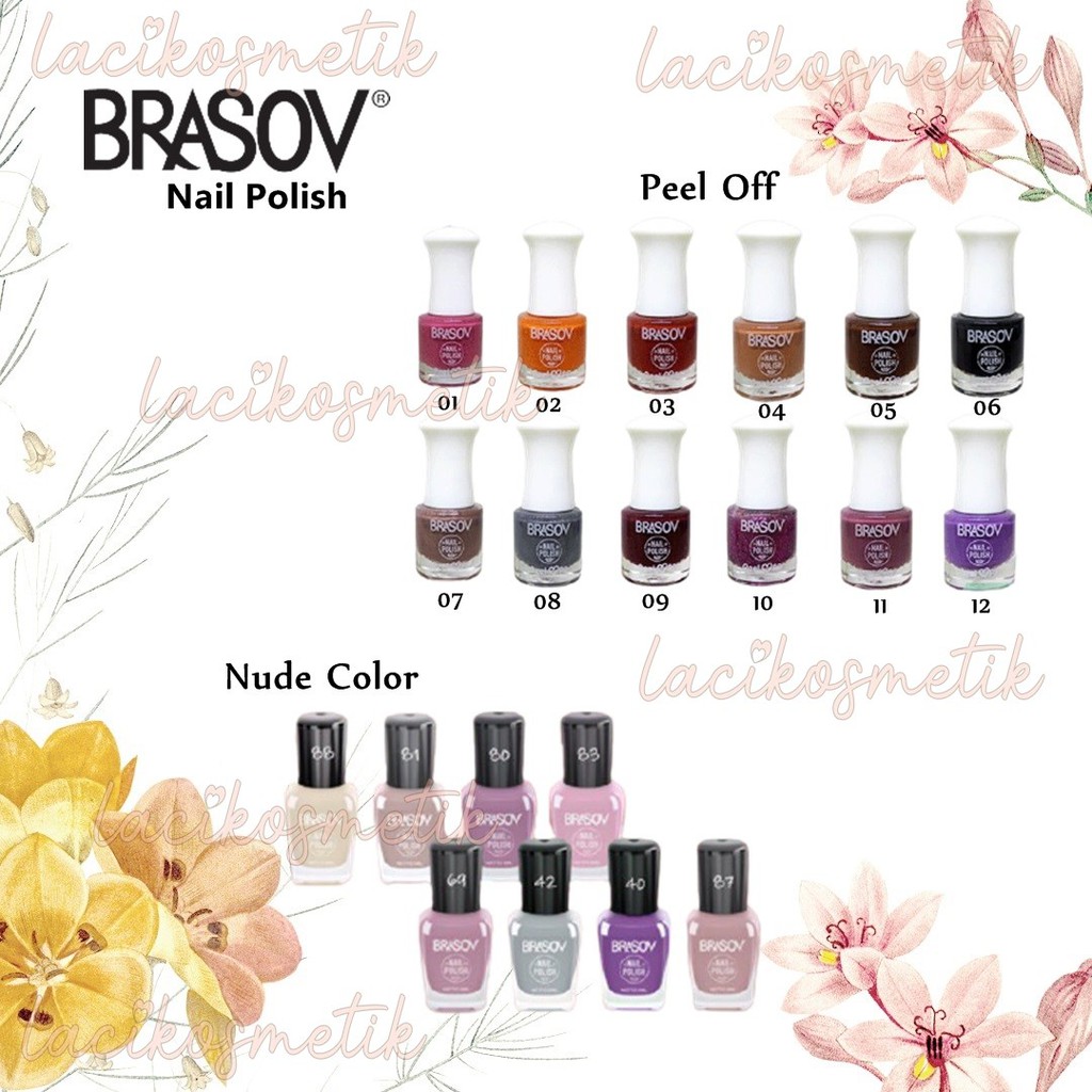 ✨LACIKOSME✨ BRASOV NUDE NAIL POLISH PEEL OF - KUTEX HALAL BISA BUAT SHOLAT