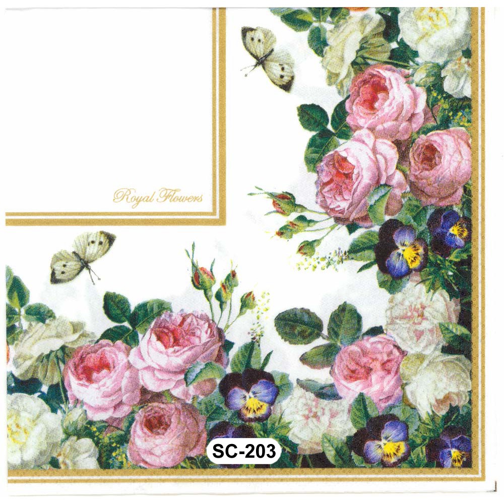 Napkin Decoupage Eropa / Tisu Decoupage Eropa - SC 203