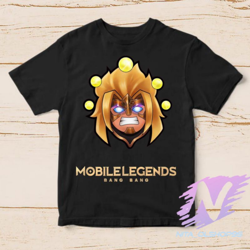 kaos anak baju anak mobile legends hero badang lucu