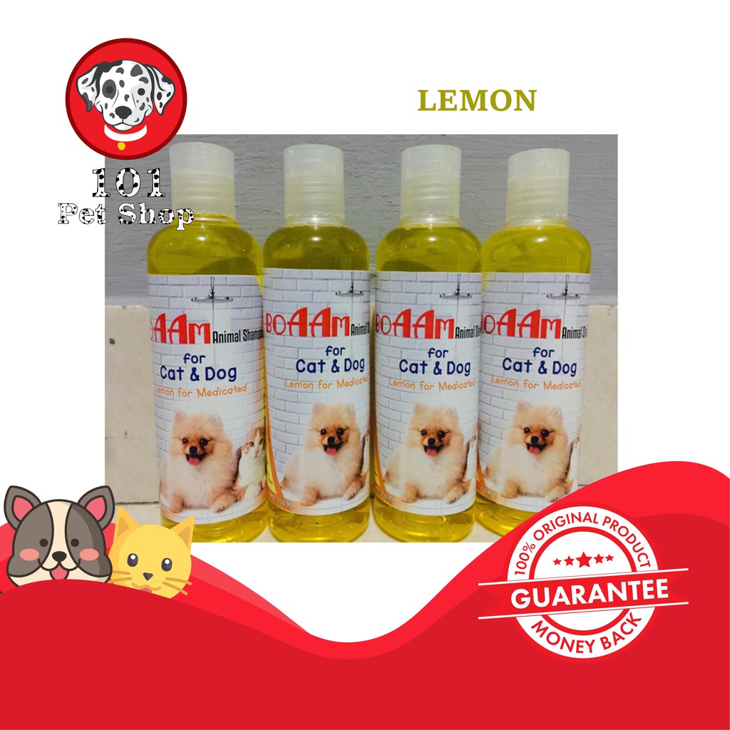 BOAAM SHAMPOO KUCING &amp; ANJING LEMON FOR MEDICATED 250ML