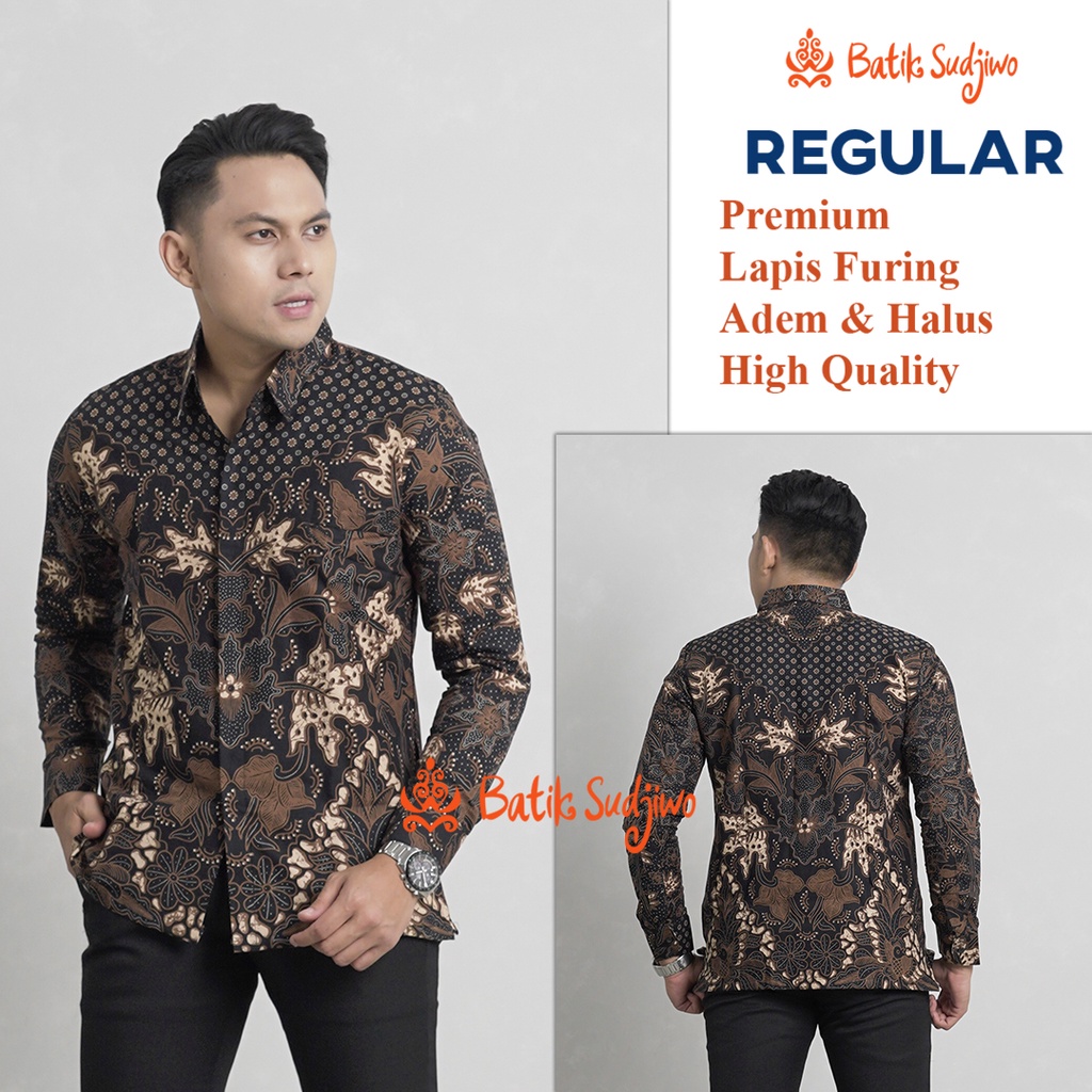 Atasan Kemeja Batik Pria Regular 1099