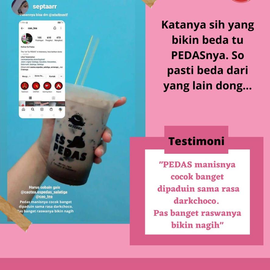 

『BIGGER & BETTER』 Paket Sampel Caotea Es Pedas 5.5 SALE/F⚡ASH SALE/【F⚡ASH SALE✅】/Terbaik/(Terbaik)