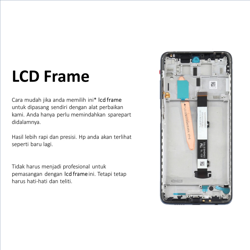 [ CHECK.ID ] LCD + FRAME POCOPHONE POCO X3 NFC / X3 PRO