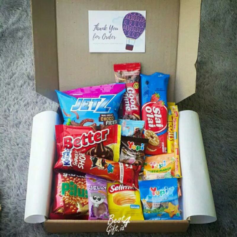 

GiftBox Snack/Hampers/Hadiah/Kado Ultah[READYYYYYY]