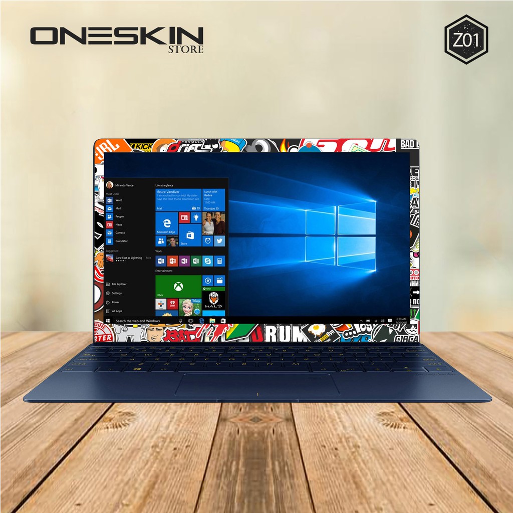 Garskin Laptop/Laptop Toshiba/Handphone Asus/Lenovo/Xperia-Bezel Theme