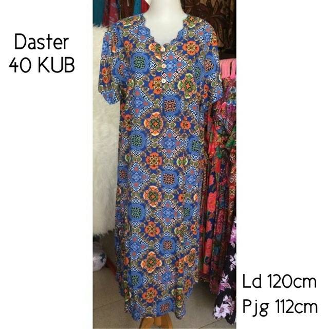Daster kencana ungu label biru