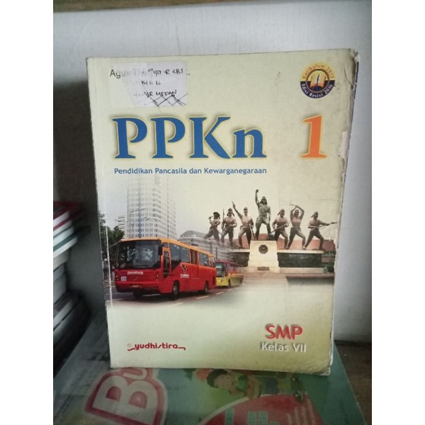 buku PPKn kelas 7 SMP Yudhistira