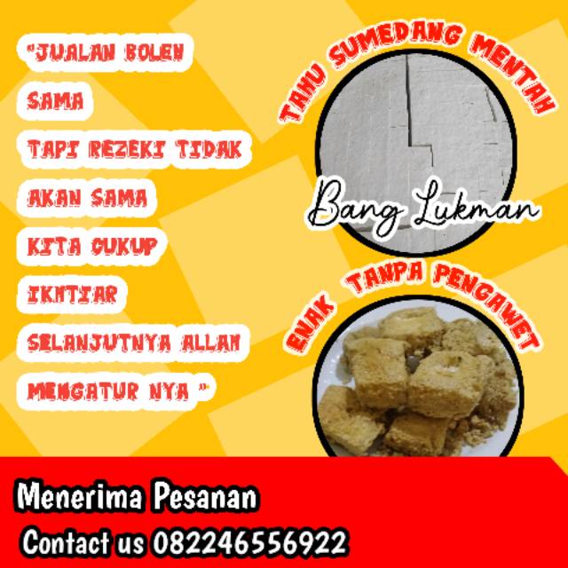 Tahu Sumedang Asli ( mentah)